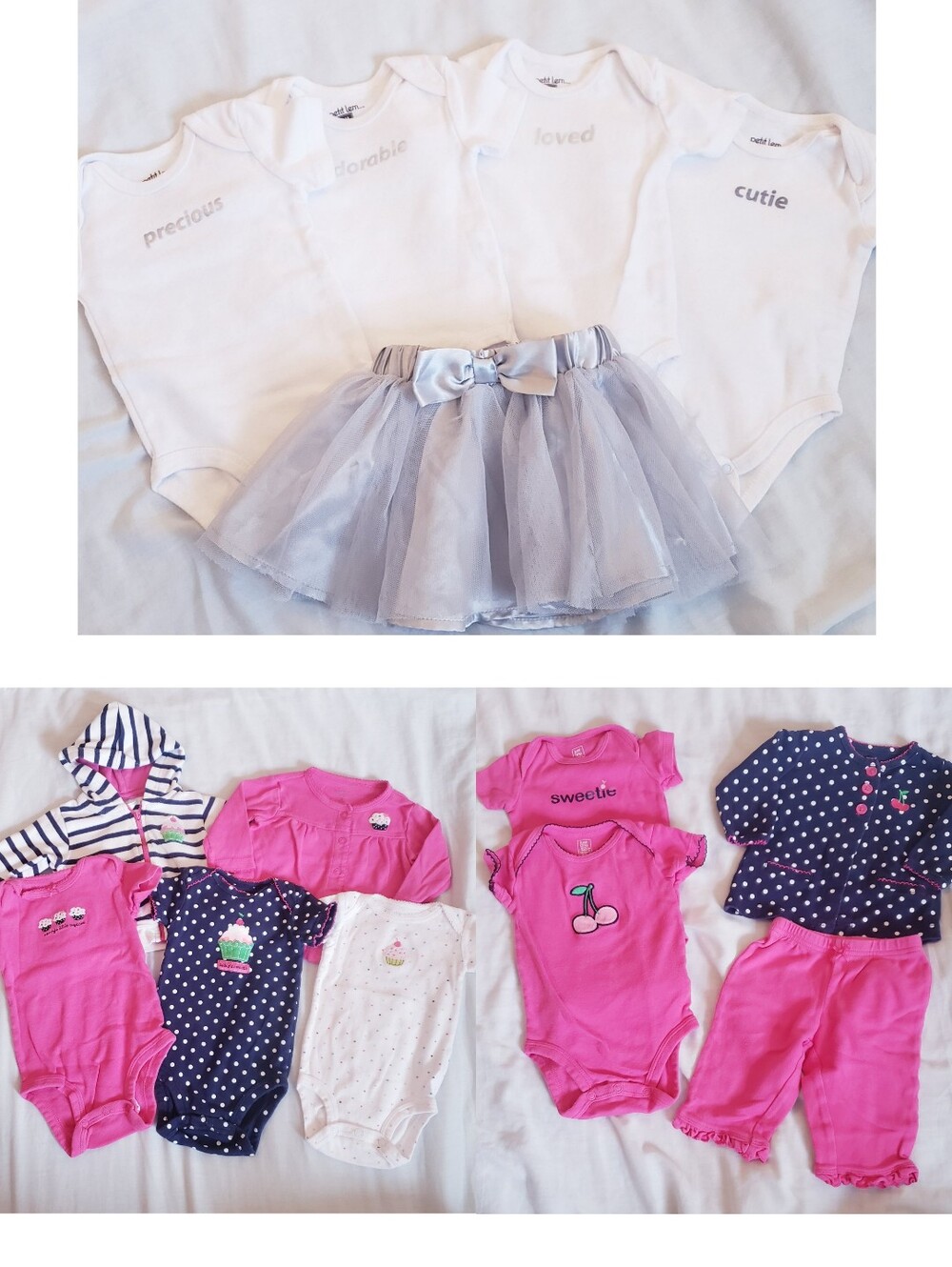 3 Month Baby Girl Mixed Outfit Bundle